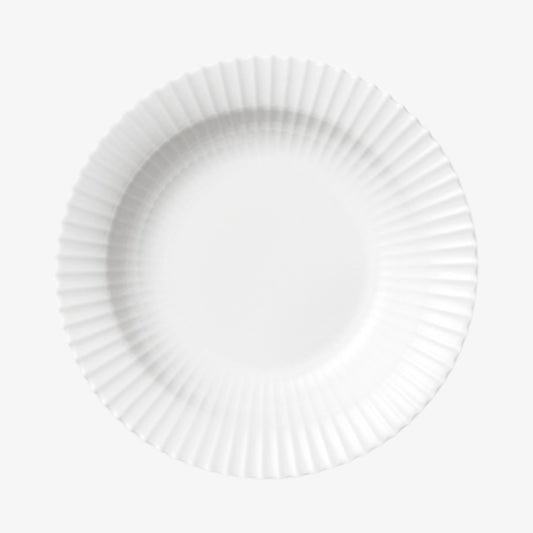 Lyngby dyp tallerken 21cm hvit