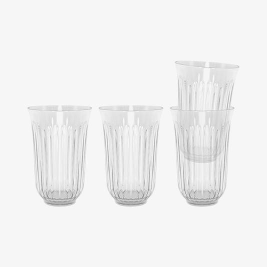 Lyngby drikkeglass 42cl klart glass 4-pak