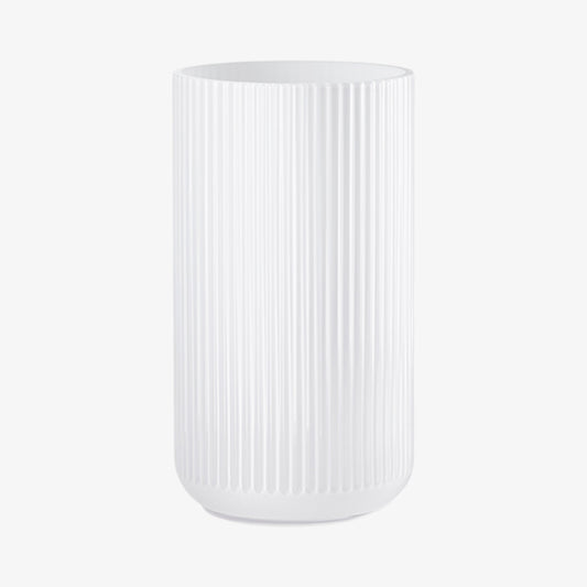 Lyngby vase 35cm opal glass