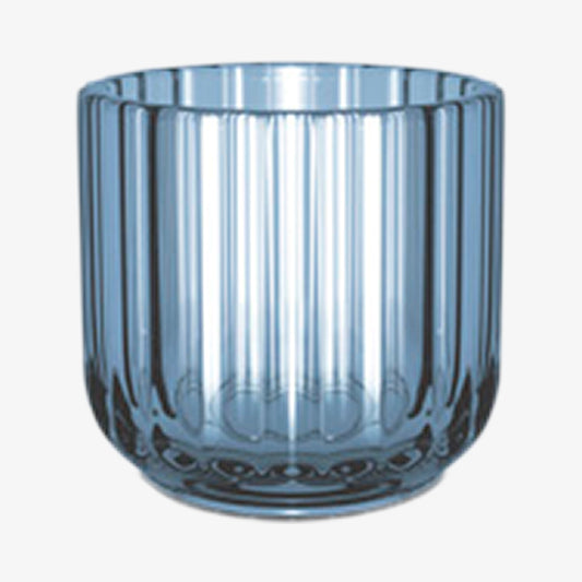 Lyngby stativ 6,5cm blått glass