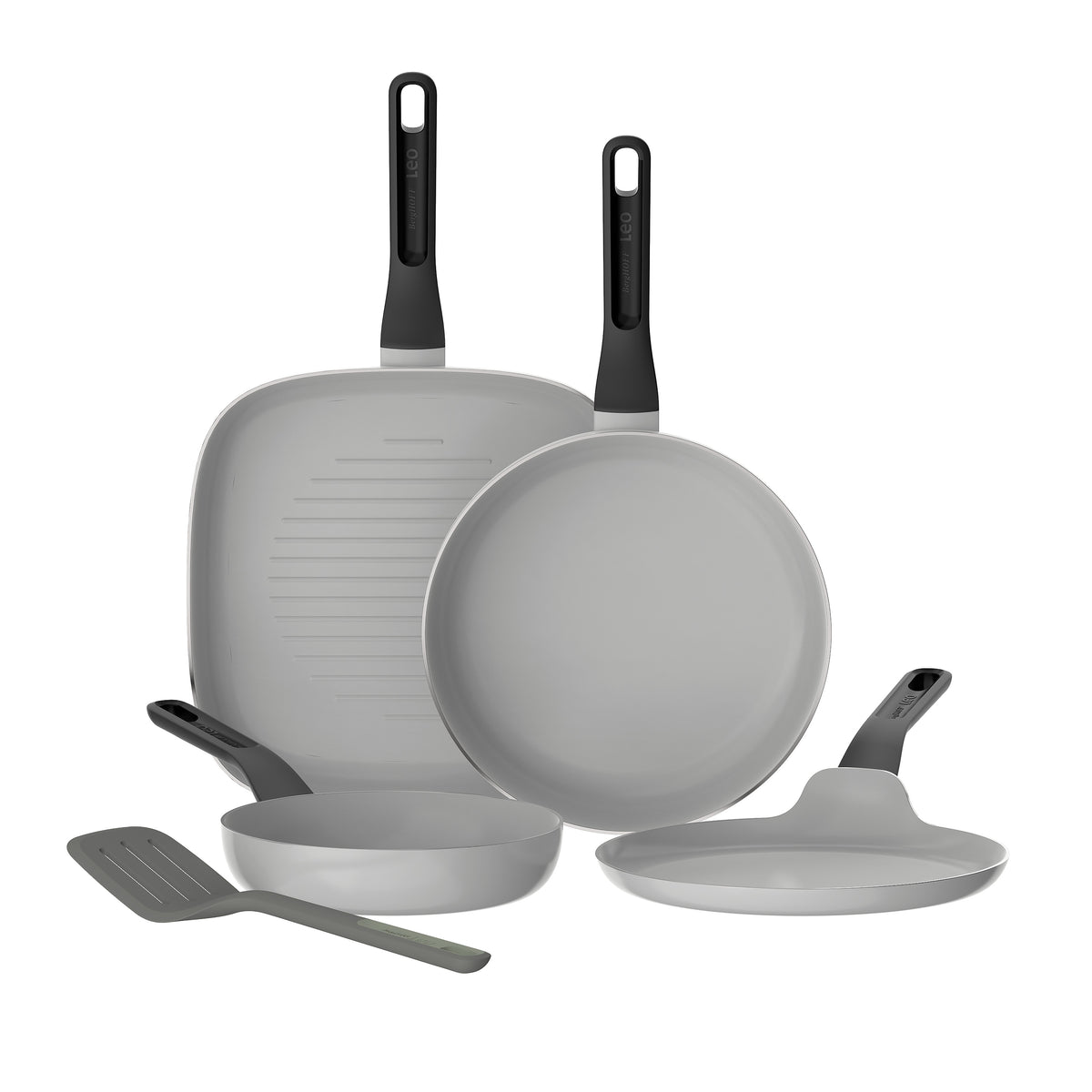 Stekepannesett 4 deler, NON-STICK, GLINTS SPIRIT