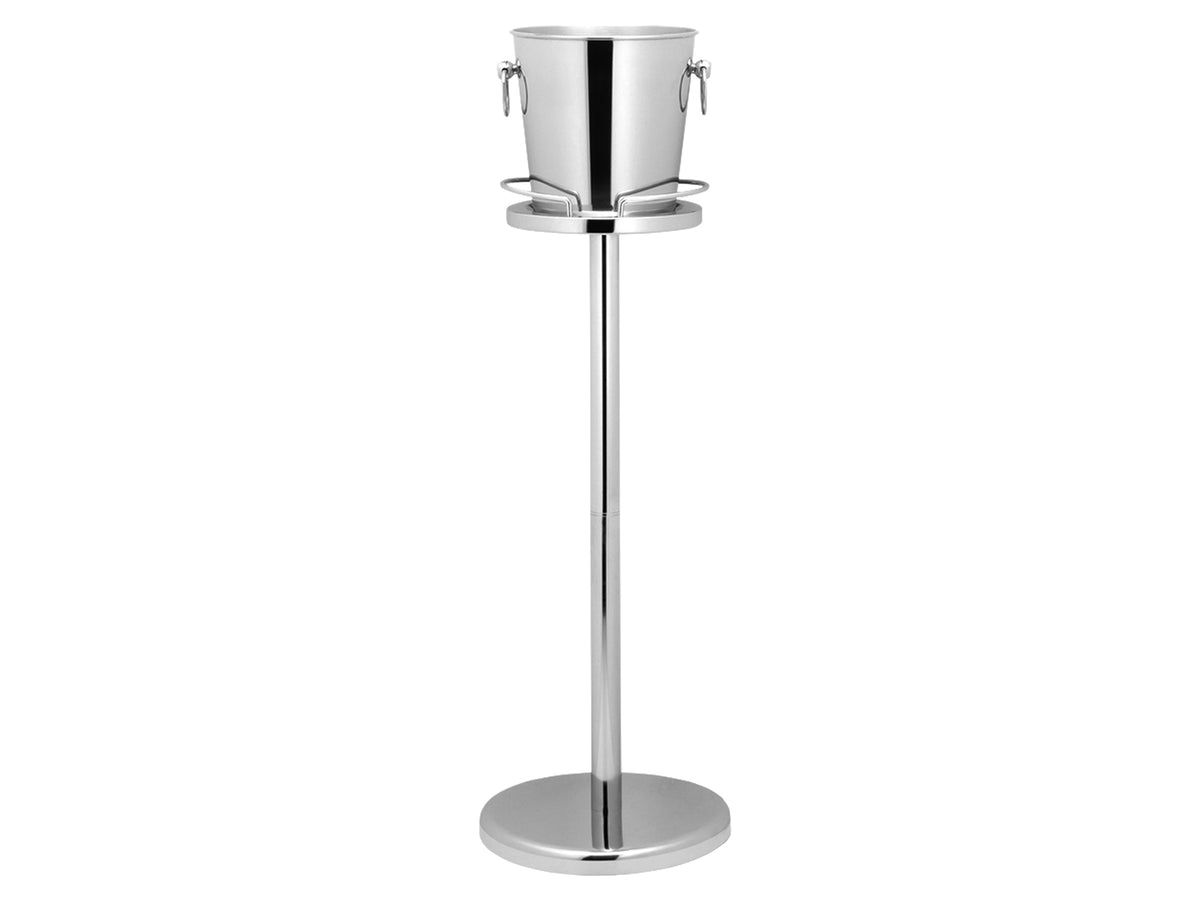 Stativ for champagnekjøler, sølv, rustfritt stål, 26x67cm