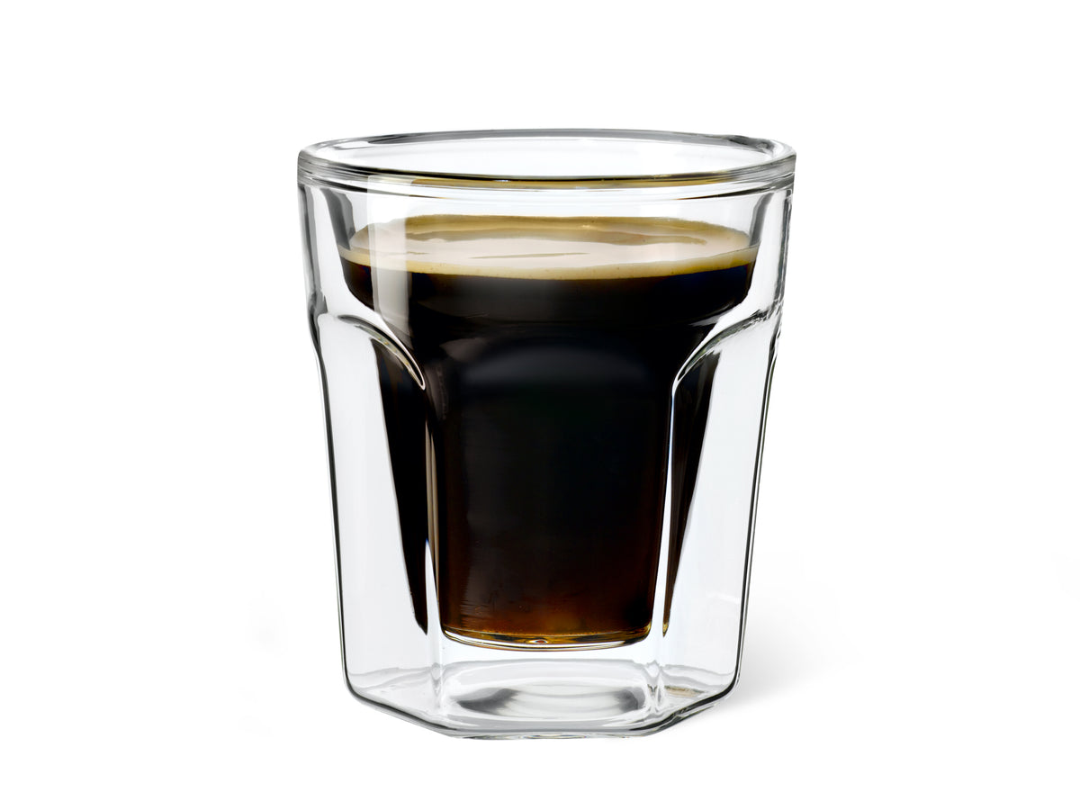 Dobbeltvegget glass, klart, glass, 100 ml, 6 x 7 cm