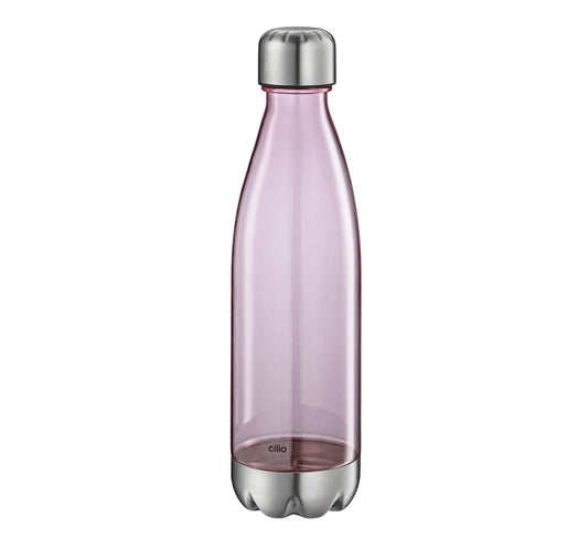 Drikkedunk, pink/klar, 700ml, ELEGANTE