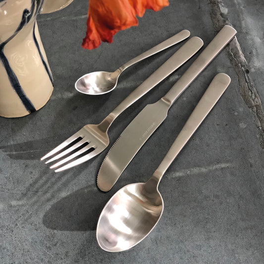 Bestiksæt, 16 dele, Mat stål, Grand Prix