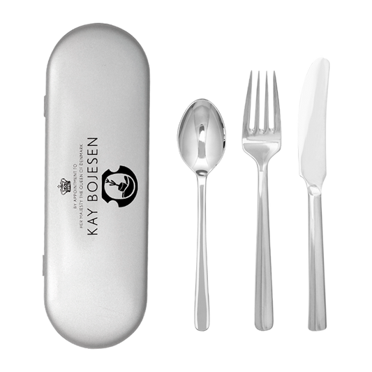 Rejsesæt, 3 dele, Poleret stål, Grand Prix