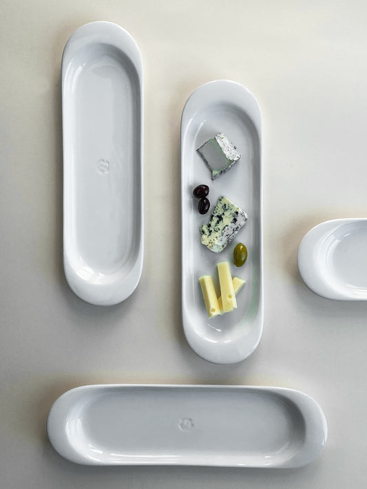 Fad, hvid, 55cm, WING