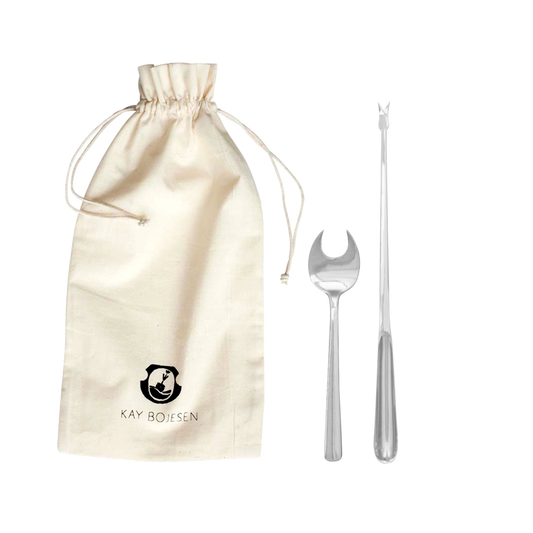 Skaldyrssæt, 8 dele, Poleret stål, Grand Prix