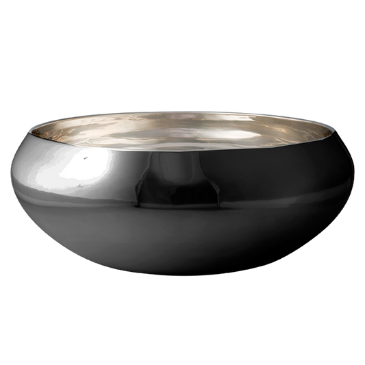 Skål, sort mat stål, Ø27cm, NEST