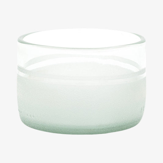 Sæt med 4 skåle fra upcycled glas gennemsigtig