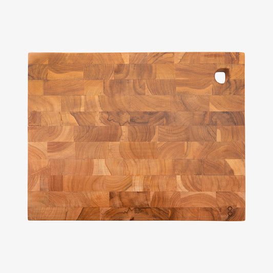 Teak træ skærebræt 40x30x2cm