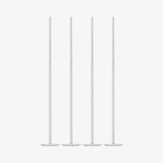 Cocktail Drinkspinde 4 stk. 20,3 cm, Stål