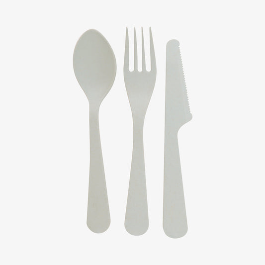 3-delt bestiksæt grøn