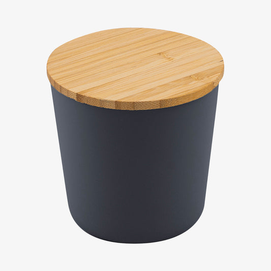 Opbevaringsboks mørkegrå Ø 10.5cm H 10.5cm