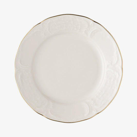 Platta 17 cm, guld, Sanssouci Elfenbein