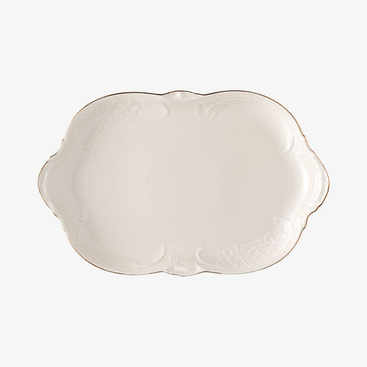 Platter 33cm, Gold, Sanssouci Elfenbein