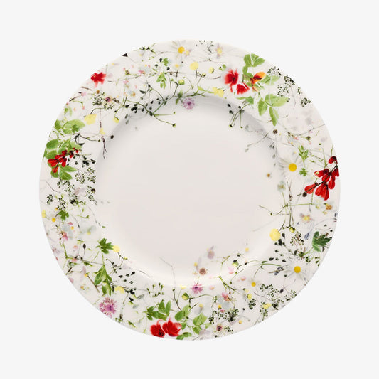 Rim Plate 23cm, Fleurs Sauvages, Brillance