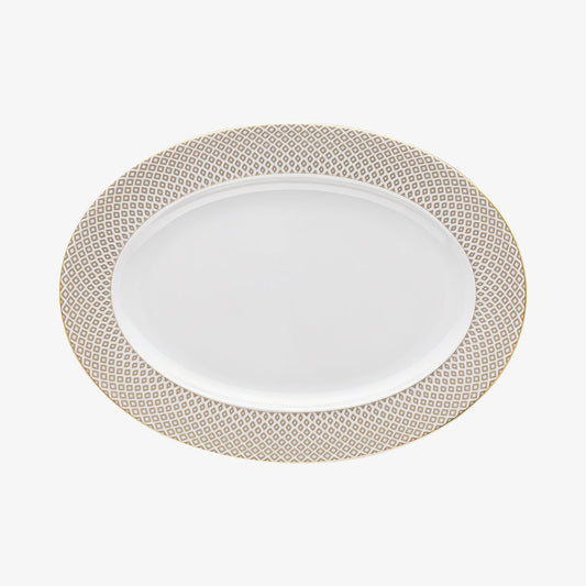 Platter 34cm, Carreau Beige, Francis