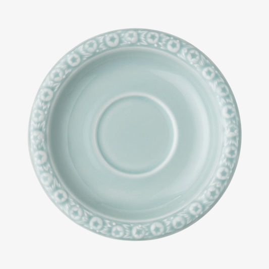 Saucer 2 Tall, Pale Mint, Maria