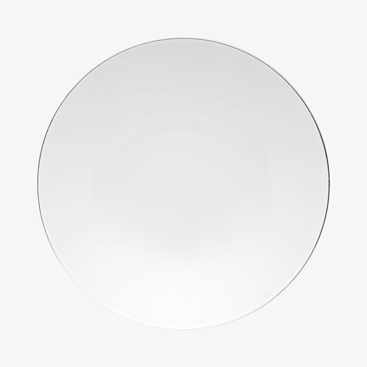 Service Plate 33cm, Platin, TAC Gropius