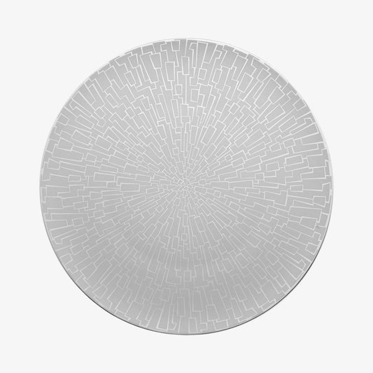 Service Plate 33cm, Skin Platin, TAC Gropius
