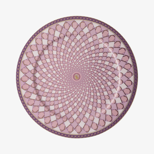 Servicplatta 33 cm, ros, signum