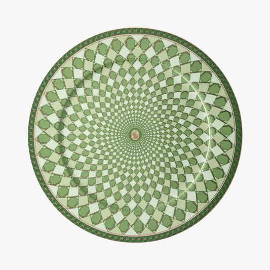 Servicplatta 33 cm, ormbunke, signum