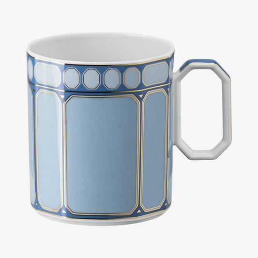 Mug with handle, Azure, Signum