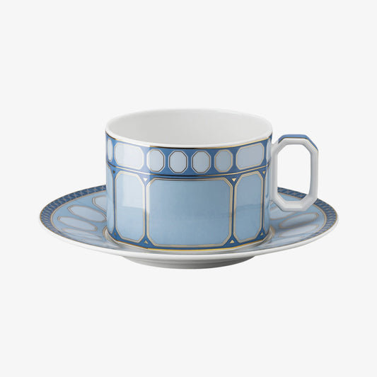 Cup/Saucer 4 Low, Azure, Signum