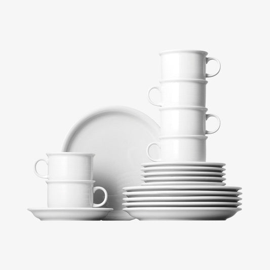 Kaffesats 18 st., Weiss, trend