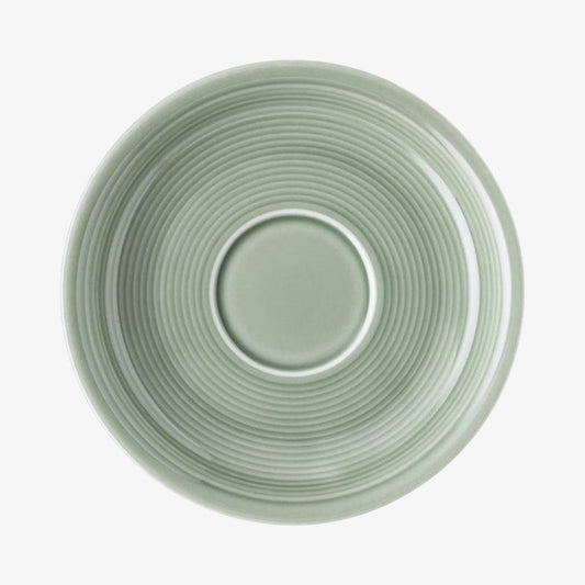 Saucer 4 tall, Moss Green, Trend Colour