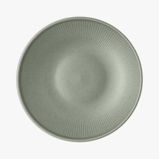 Plate 23cm deep, Smoke, Thomas Clay