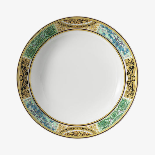 Plate 22cm Deep, Barocco Mosaic, Versace