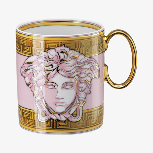 Mug with act, pink coin, medusa amplified