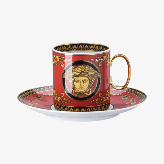 Kopp/tallerken 4 høy, medusa, versace