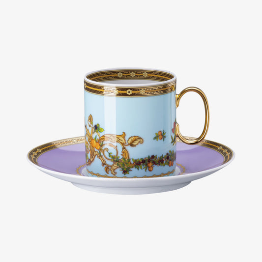 Cup/Saucer 4 tall, Le jardin de Versace, Versace