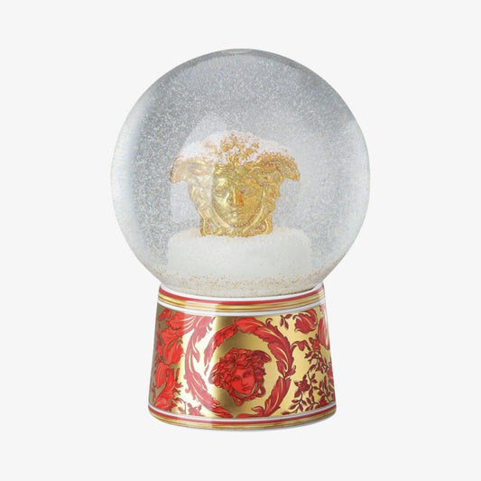 Glass sph.sn.eff.lg., Medusa Garland Red, Versace