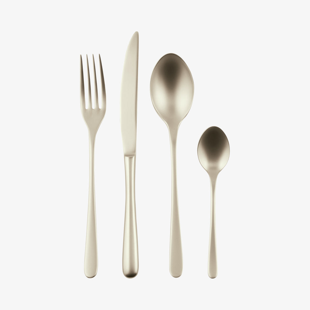 Cutlery set 24 pcs S.H. Taste Antique PVD Champagne
