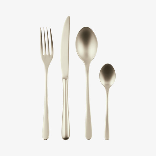 Cutlery set 24 pcs S.H. Taste Antique PVD Champagne