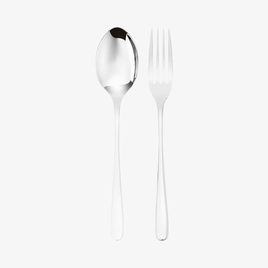 Serveringssett 2 stk smak S/stål
