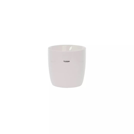 Krus m/hygge, hvid, porcelæn, 30cl