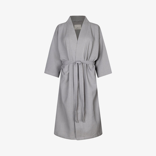 Bathrobe Gray Waffle 69x122