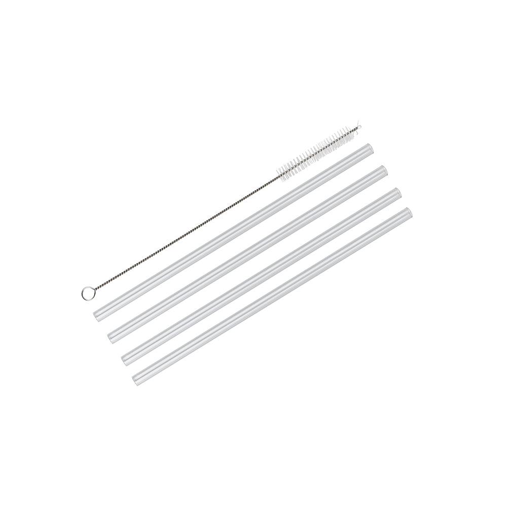 VETRO Sugerør med rensebørste lige 4 stk