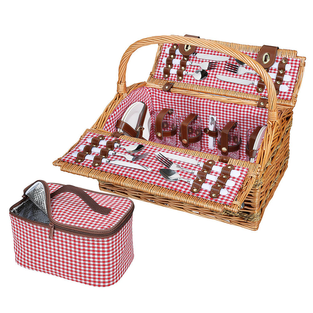 Rivoli picnic basket light brown