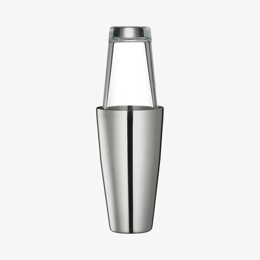 BOSTON Shaker i rostfritt stål / glas 400ml