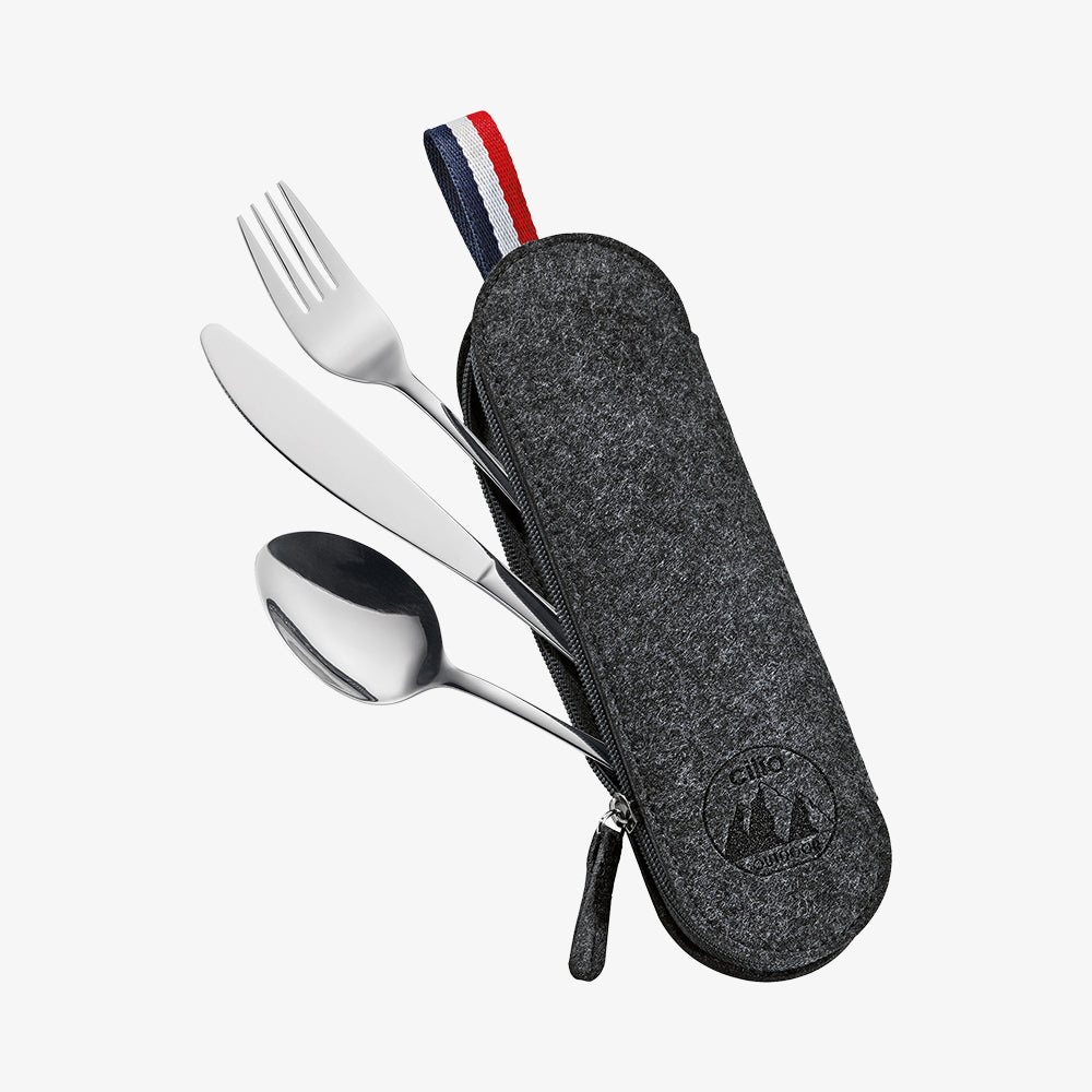 VIAGGIO Bestickset 3 st svart