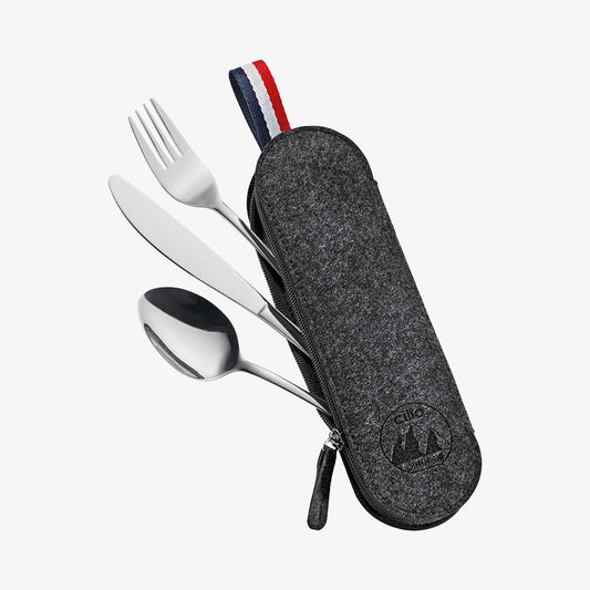 Viaggio cutlery set 3 pieces black