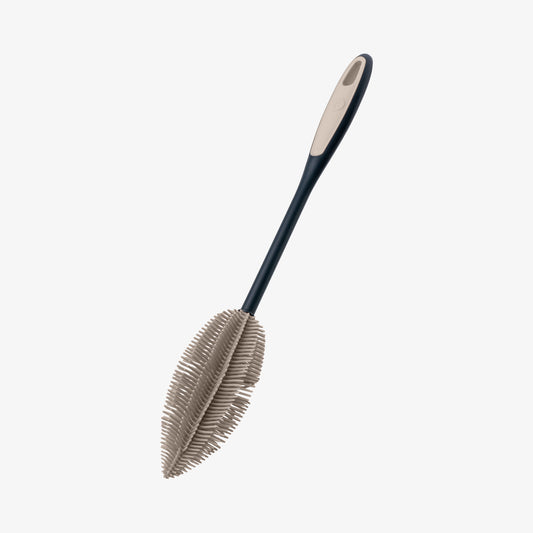 Flaskebørste i silikon 36cm taupe