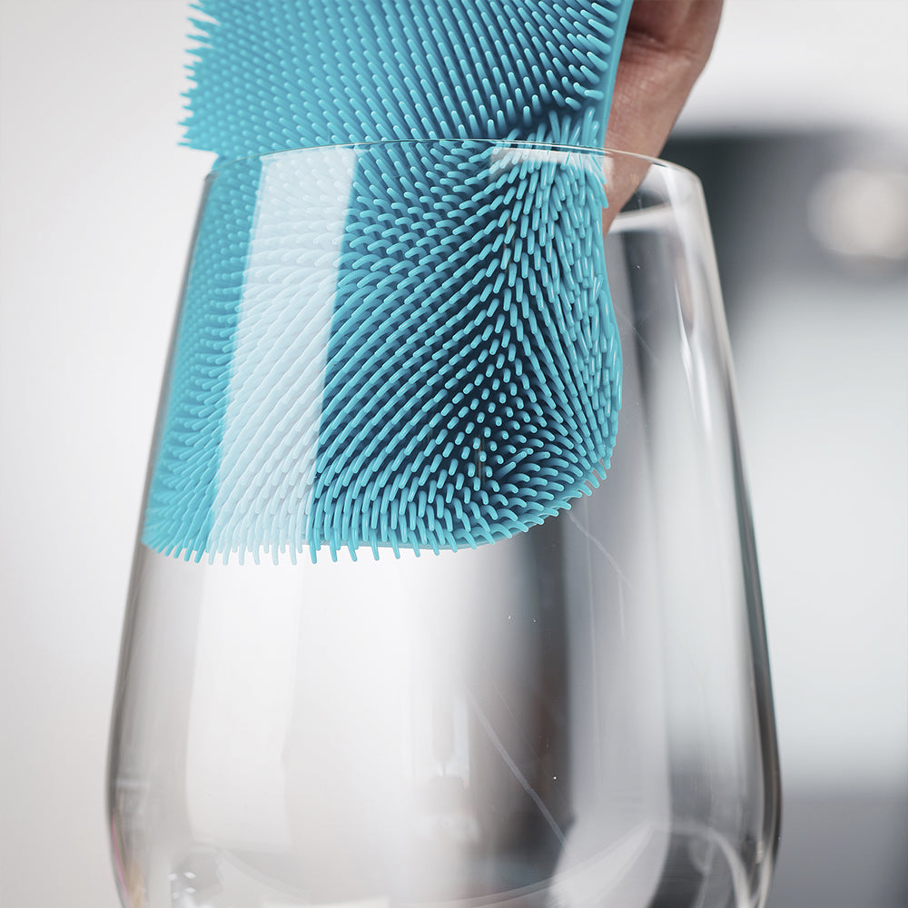 Scrubby fungus with hard and soft side turquoise