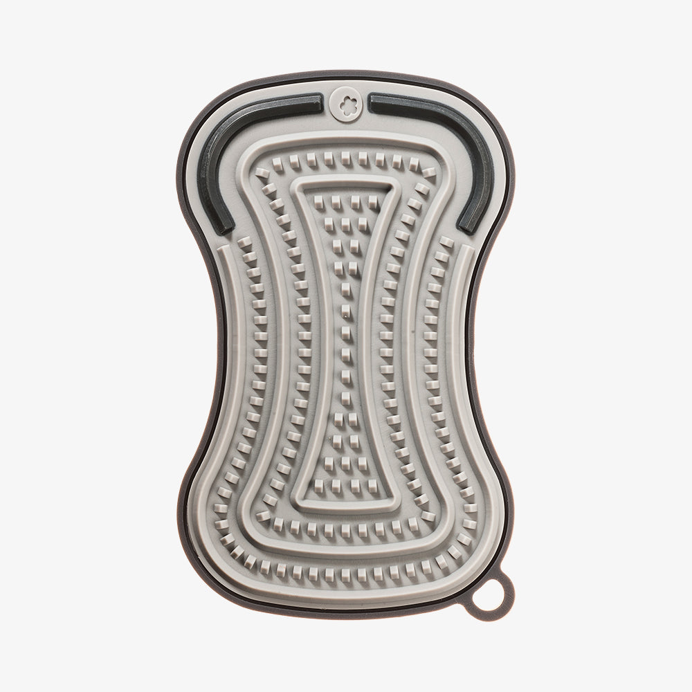 Scrubby plus sponge w/hard and soft side anthracite gray